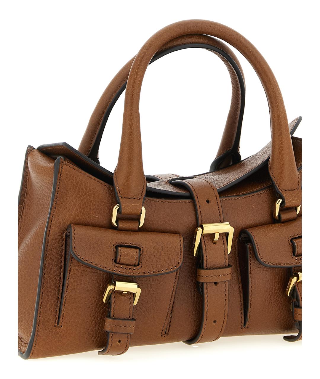 MULBERRY Коричневая кожаная сумка тоут, фото 3