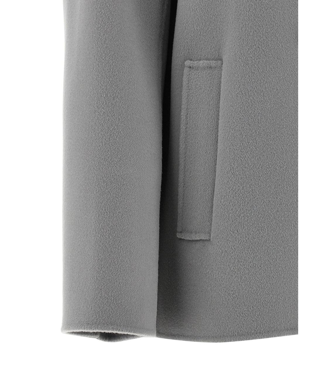 'S MAX MARA Серый шерстяной жакет/пиджак, фото 4