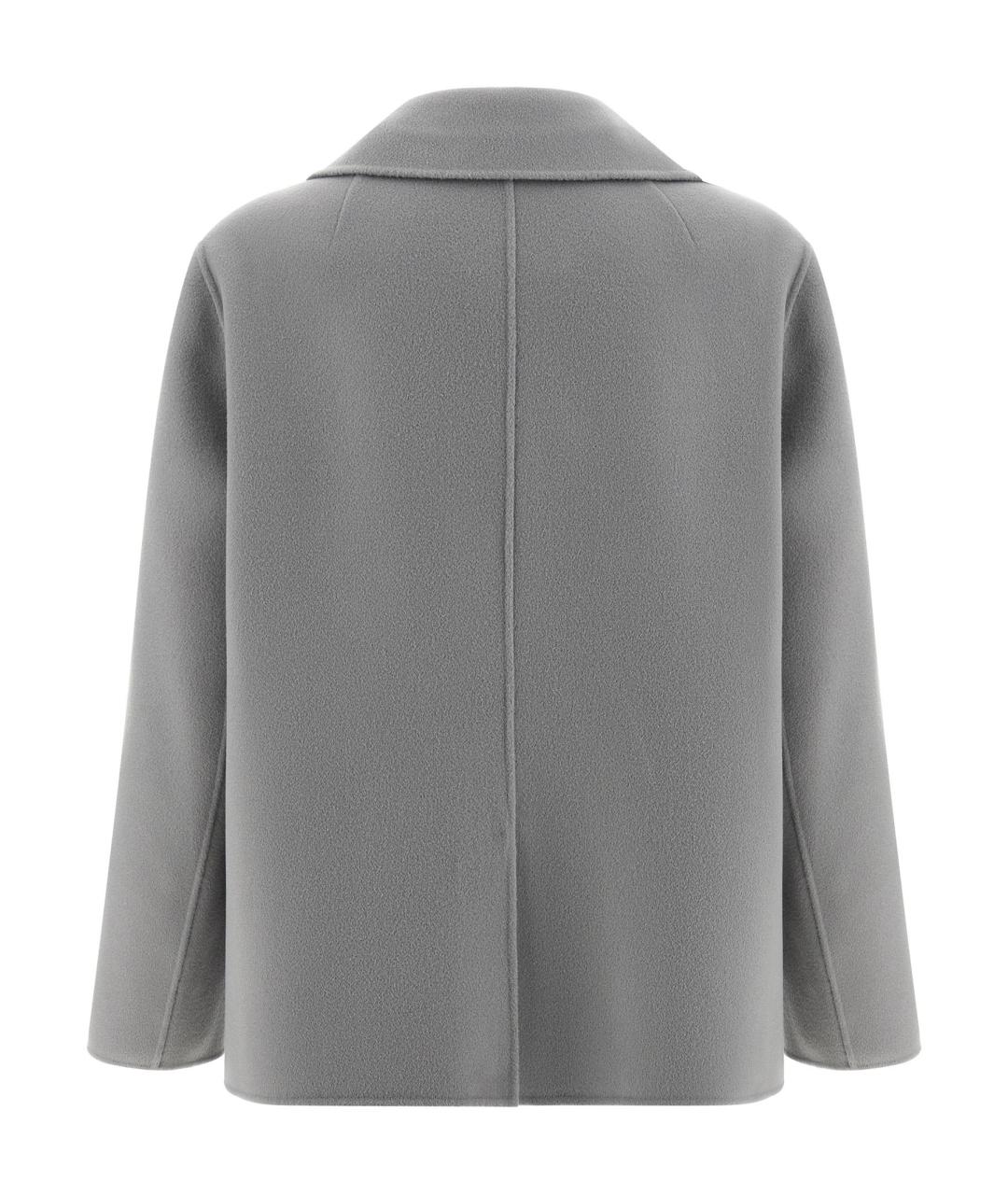 'S MAX MARA Серый шерстяной жакет/пиджак, фото 2