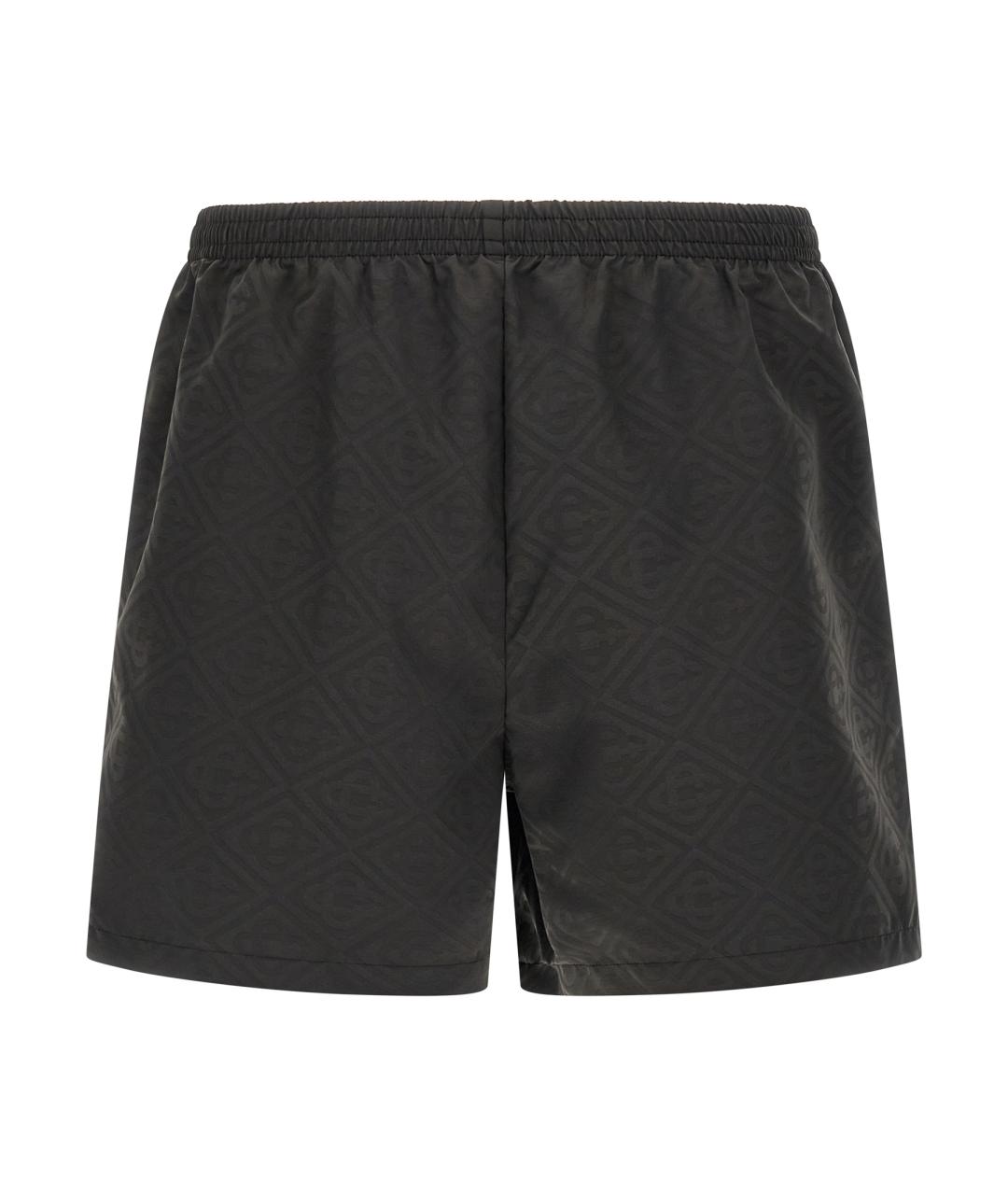 CASABLANCA Черные полиэстеровые шорты, фото 2