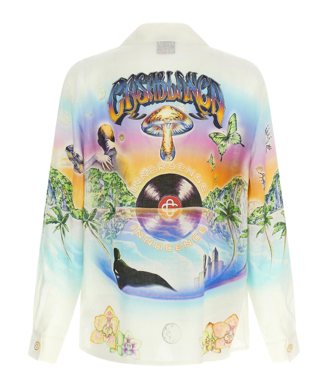 CASABLANCA Мульти льняная кэжуал рубашка, фото 2