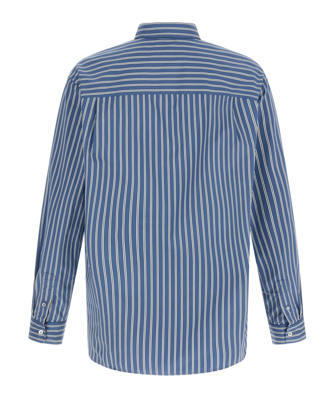 A.P.C. Синяя хлопковая кэжуал рубашка, фото 2