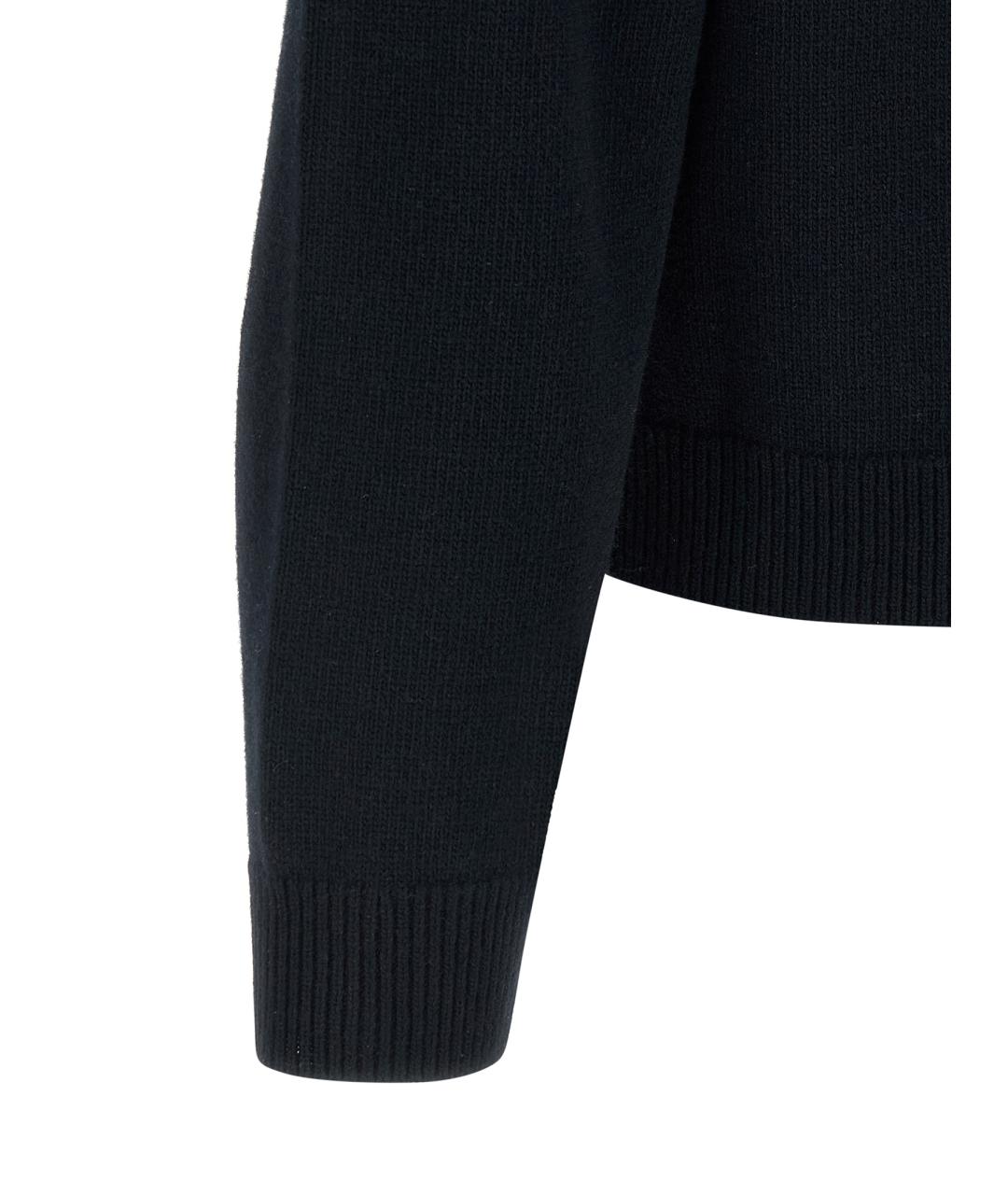 GUCCI Темно-синий шерстяной джемпер / свитер, фото 4