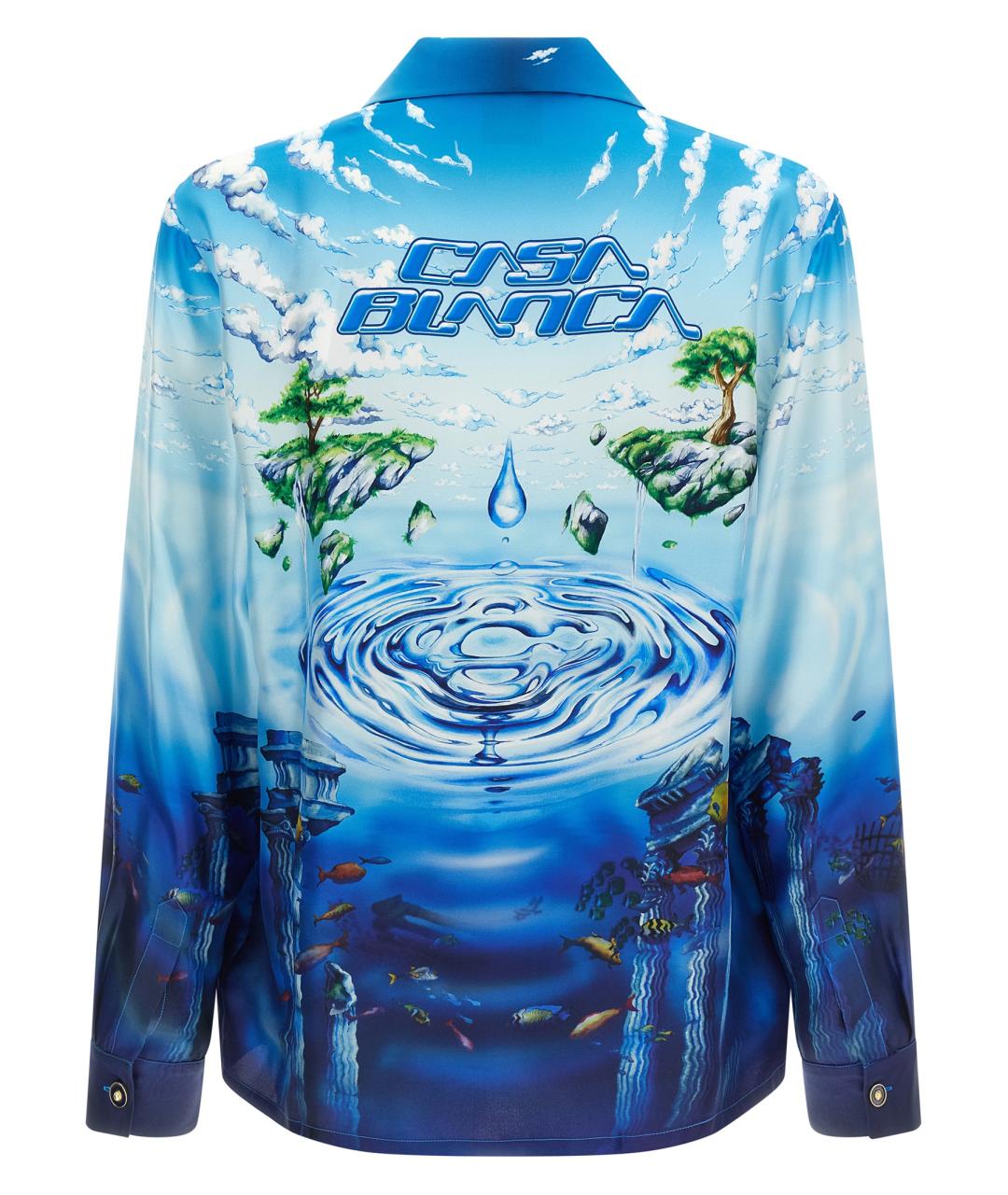 CASABLANCA Мульти шелковая кэжуал рубашка, фото 2