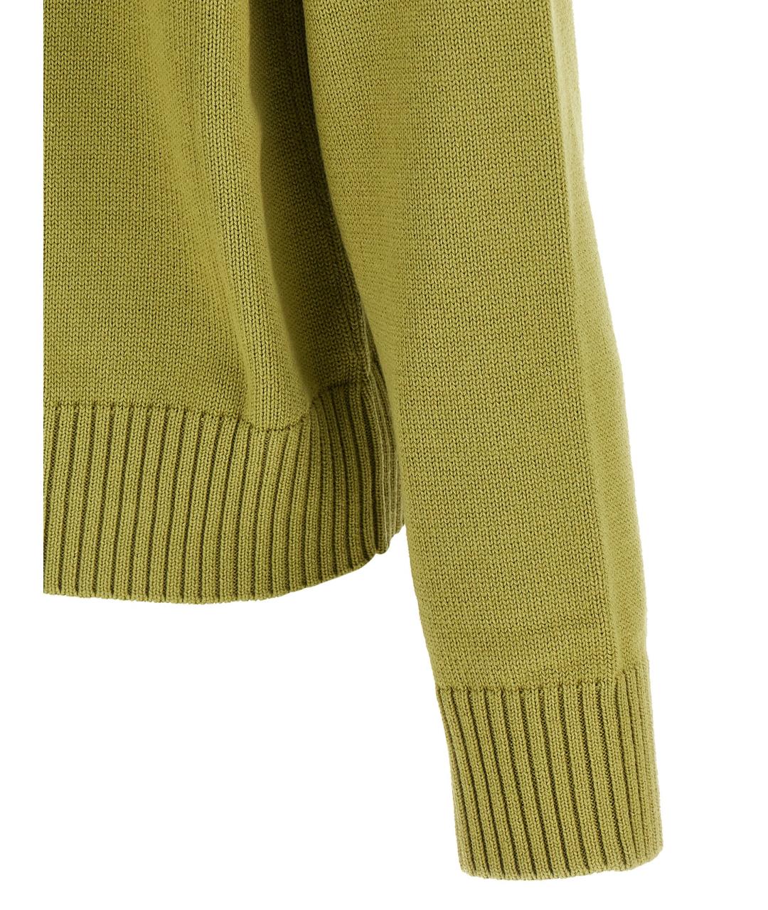 Ami Paris Зеленый шерстяной кардиган, фото 4