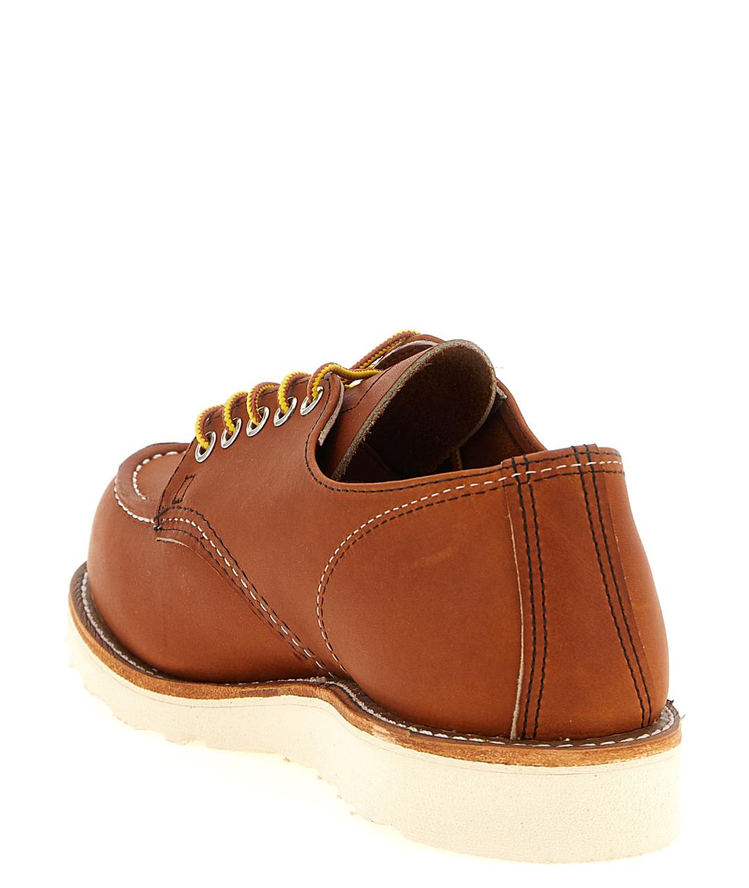 RED WING Коричневые кожаные низкие ботинки, фото 3