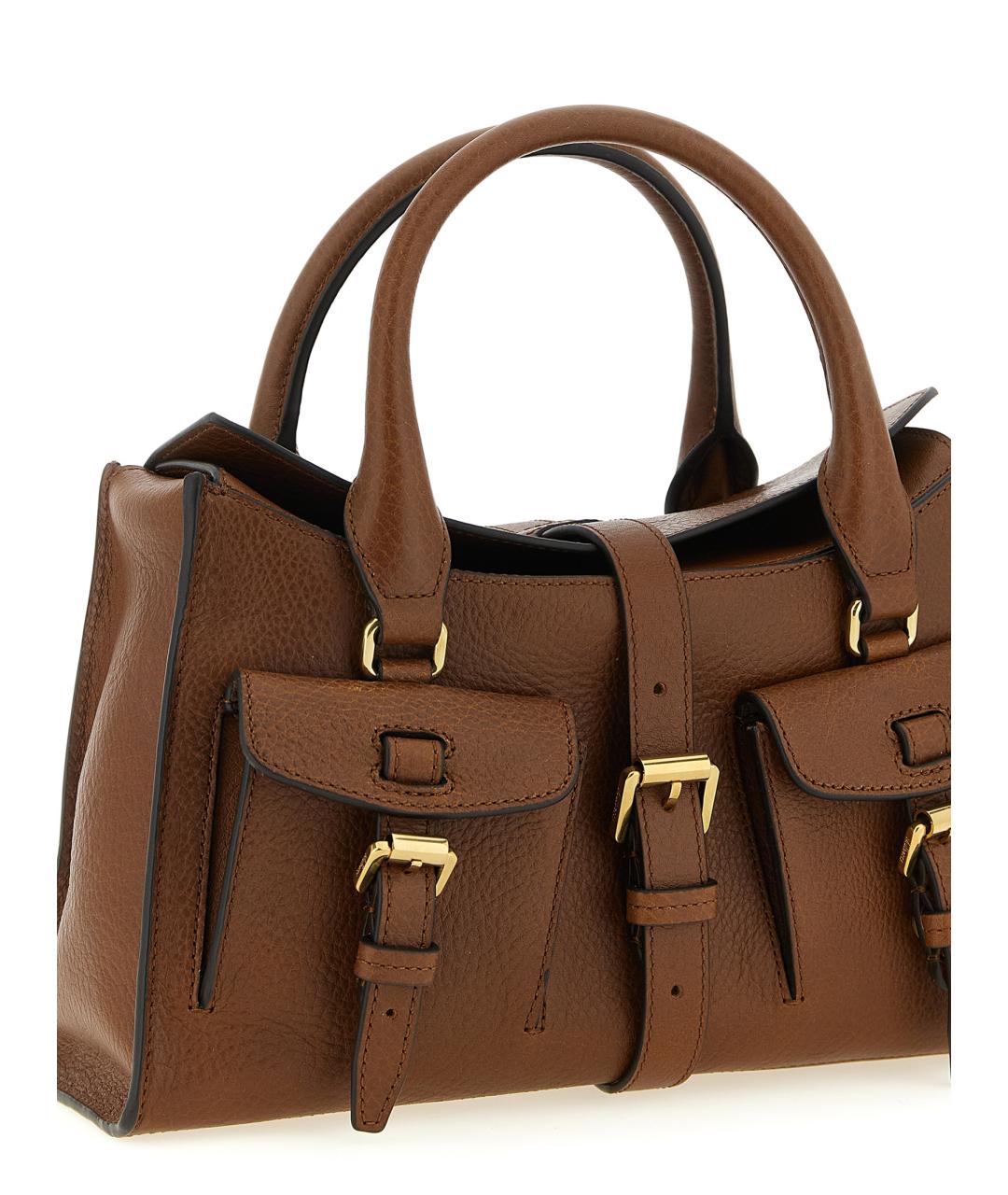 MULBERRY Коричневая кожаная сумка тоут, фото 3