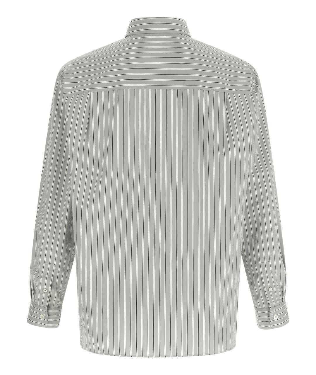 A.P.C. Серая хлопковая кэжуал рубашка, фото 2