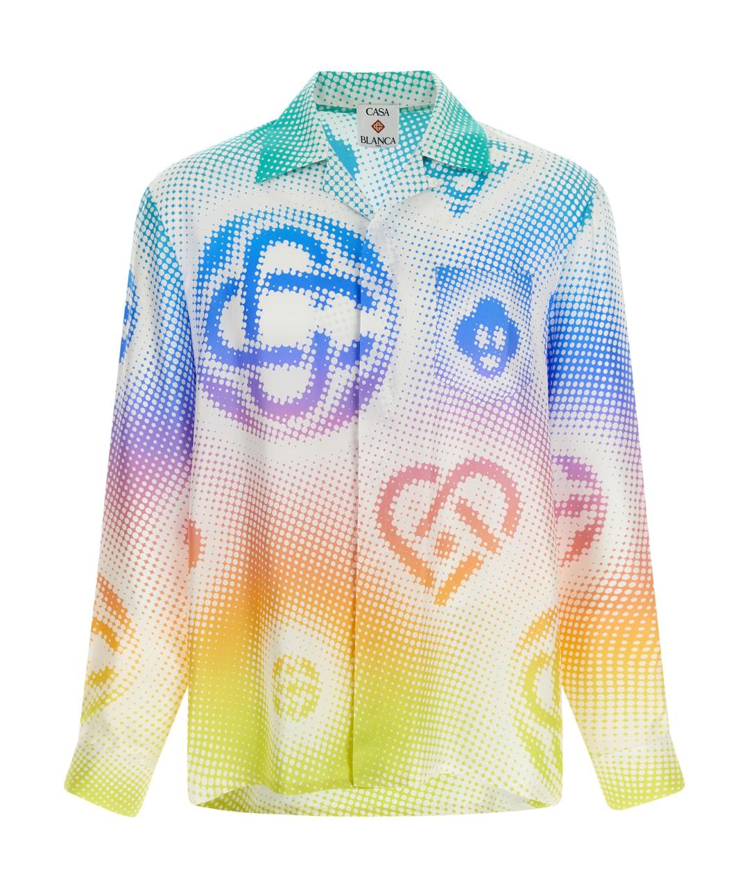 CASABLANCA Мульти шелковая кэжуал рубашка, фото 1