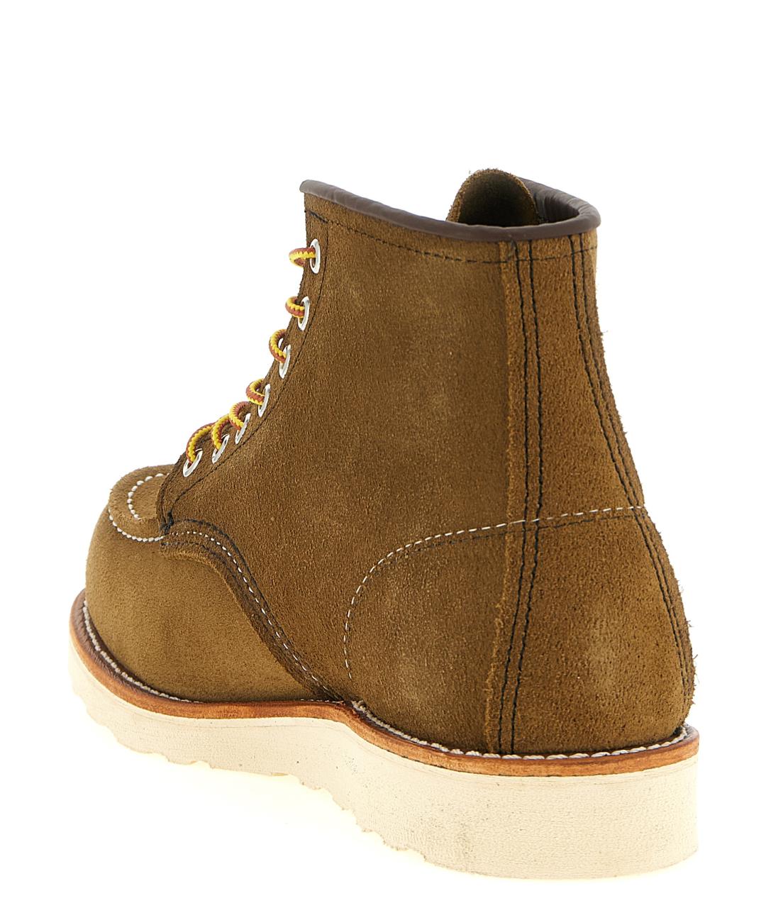 RED WING Зеленые кожаные высокие ботинки, фото 3