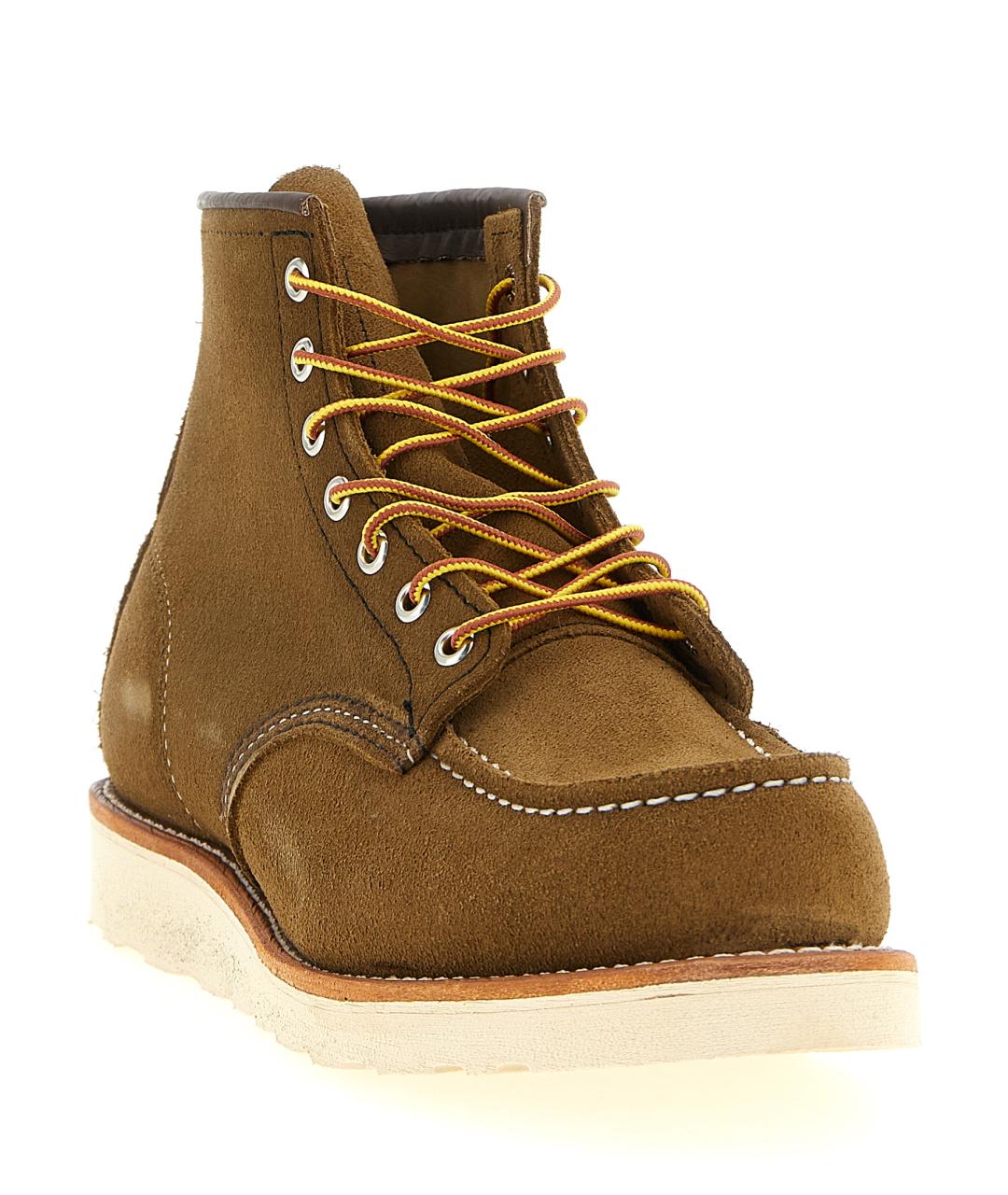 RED WING Зеленые кожаные высокие ботинки, фото 2