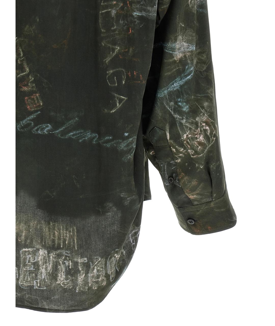 BALENCIAGA Черная кэжуал рубашка, фото 4