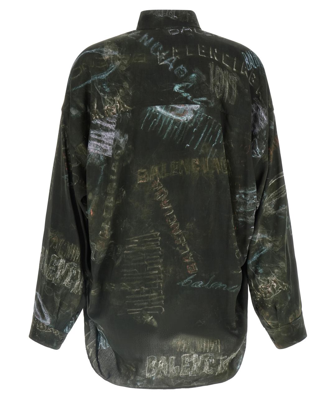 BALENCIAGA Черная кэжуал рубашка, фото 2