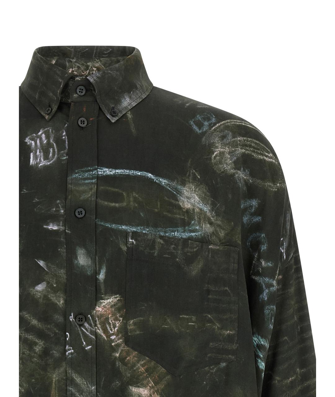 BALENCIAGA Черная кэжуал рубашка, фото 3