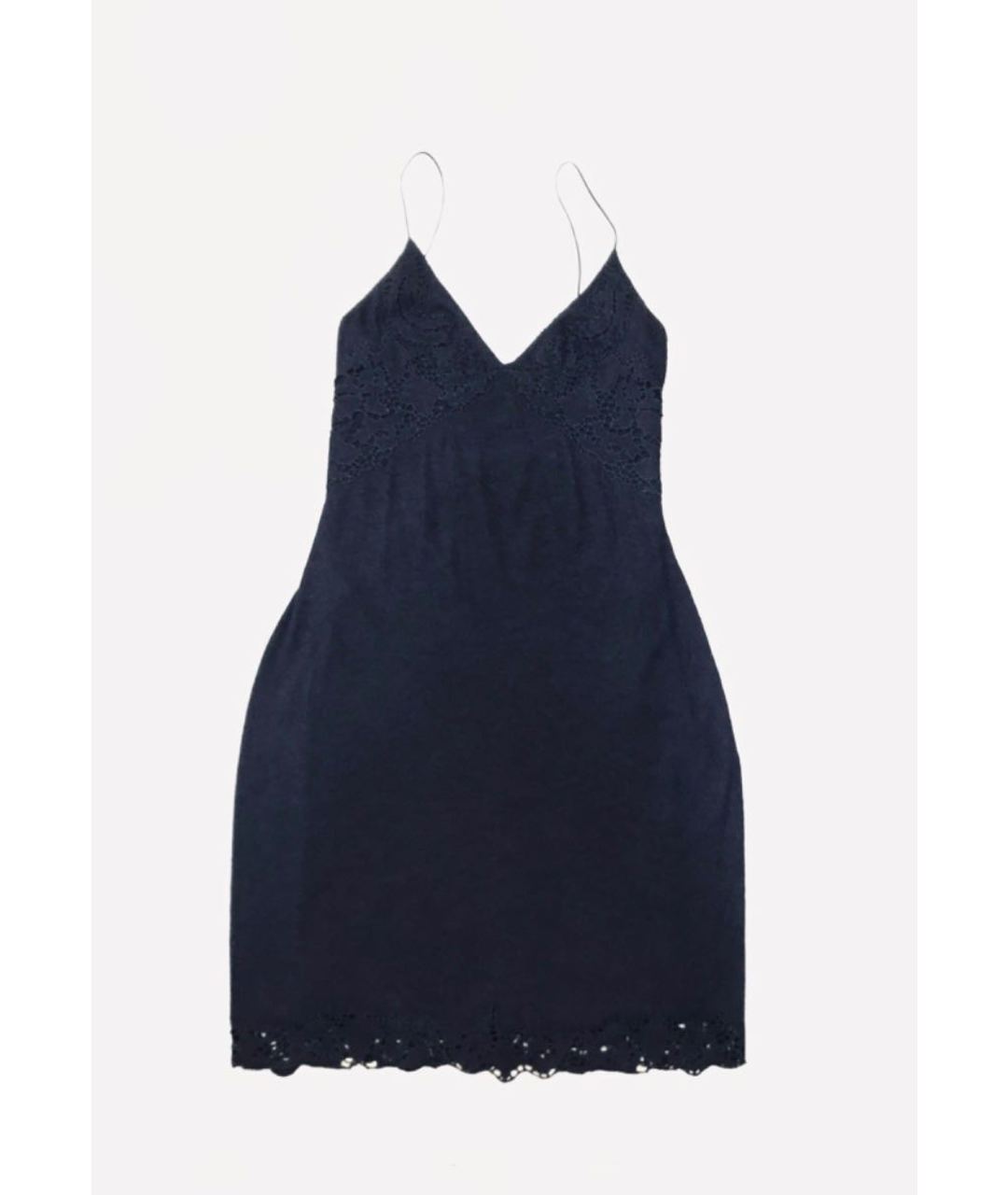 ERMANNO SCERVINO Темно-синее кашемировое повседневное платье, фото 8