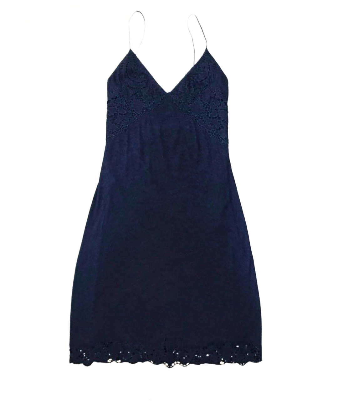 ERMANNO SCERVINO Темно-синее кашемировое повседневное платье, фото 1