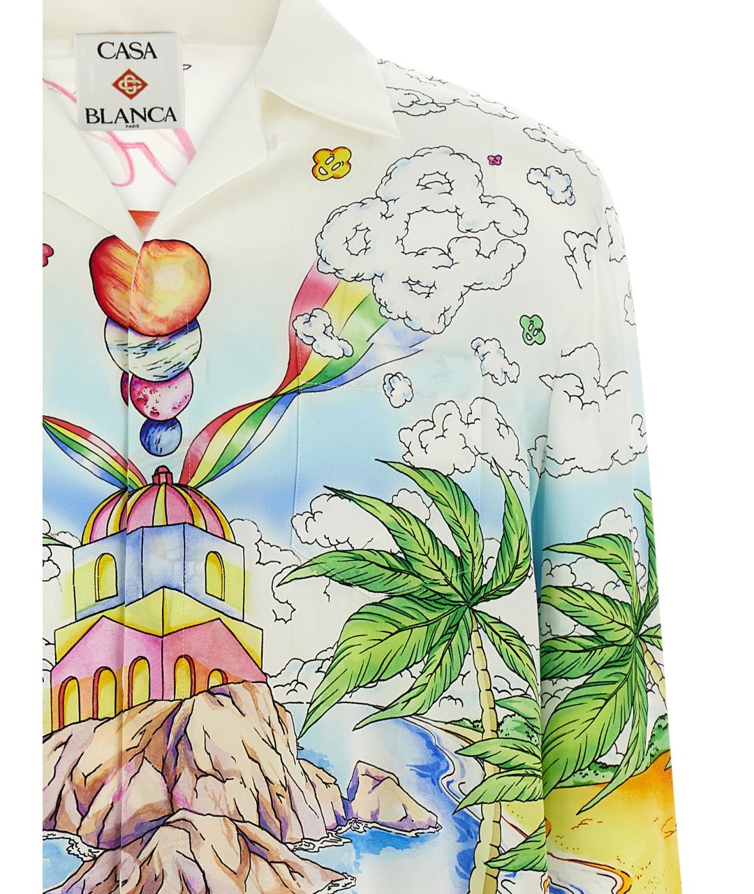 CASABLANCA Мульти шелковая кэжуал рубашка, фото 3