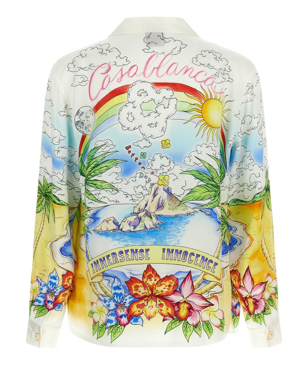 CASABLANCA Мульти шелковая кэжуал рубашка, фото 2