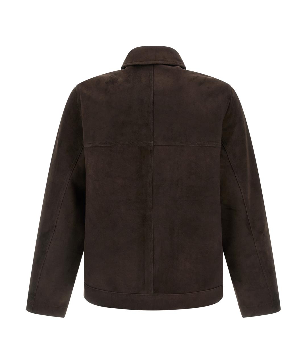 GIORGIO BRATO Коричневая замшевая куртка, фото 2