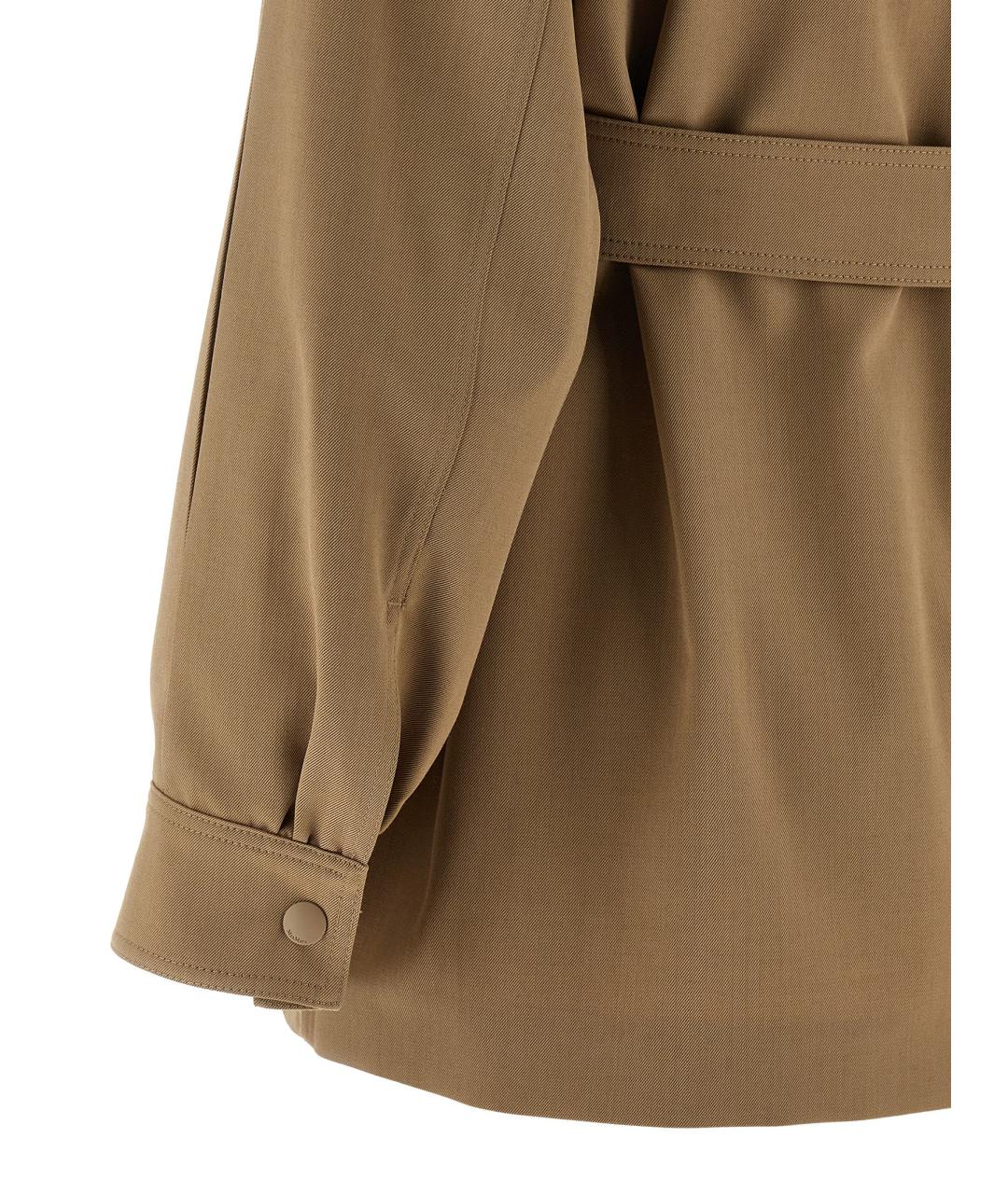 MAX MARA Бежевая шерстяная рубашка, фото 4