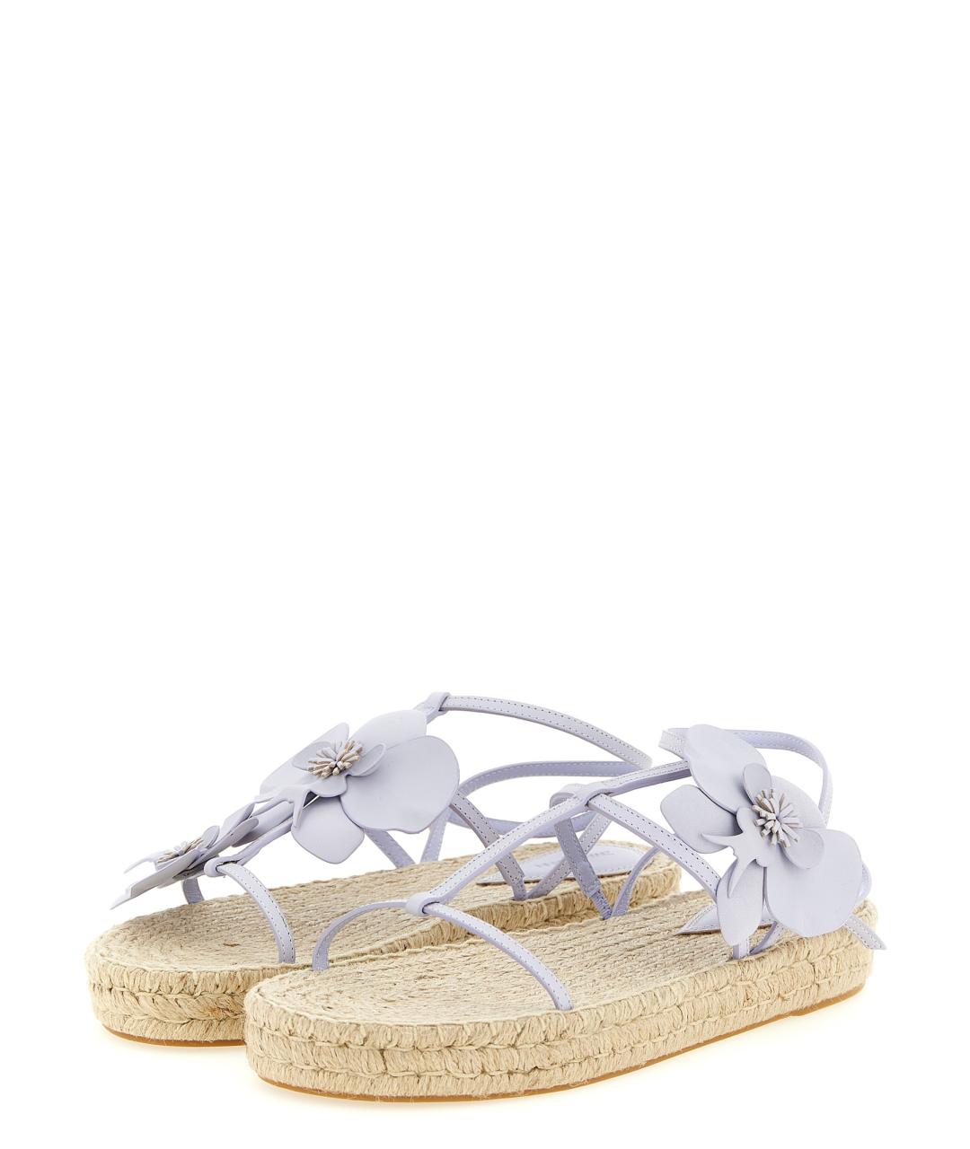 ZIMMERMANN Фиолетовые кожаные сандалии, фото 2