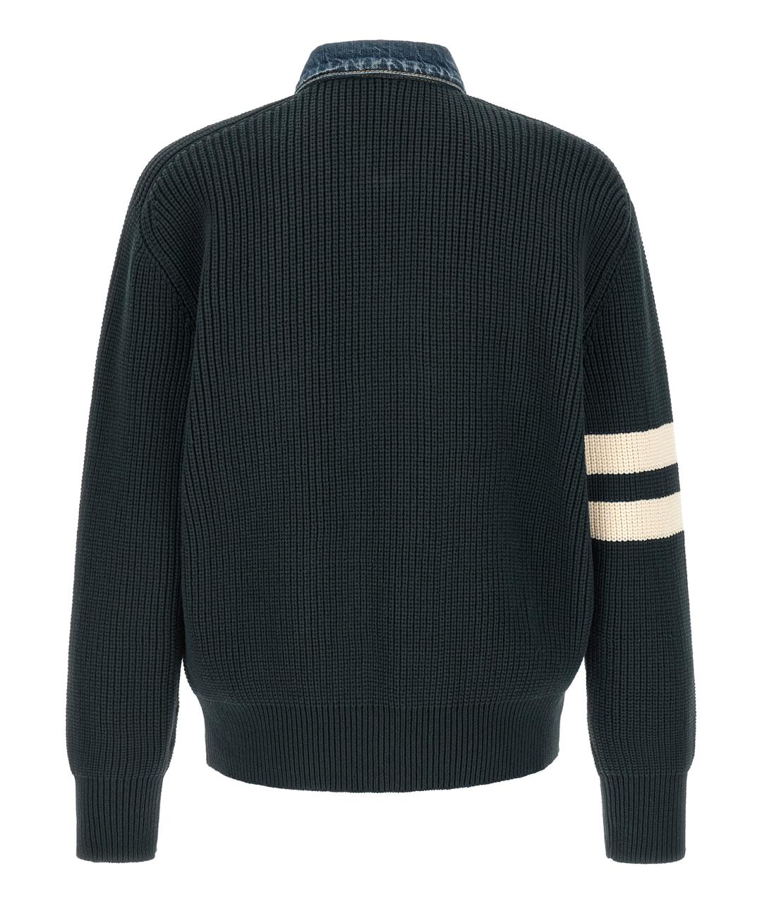 DSQUARED2 Темно-синий хлопковый кардиган, фото 2