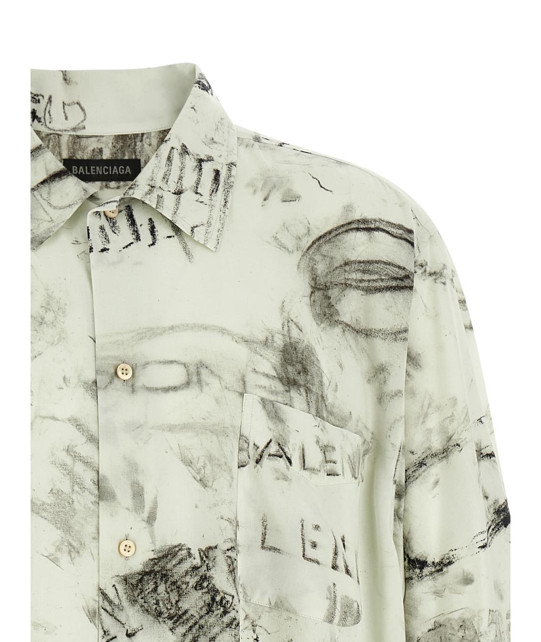 BALENCIAGA Мульти кэжуал рубашка, фото 3