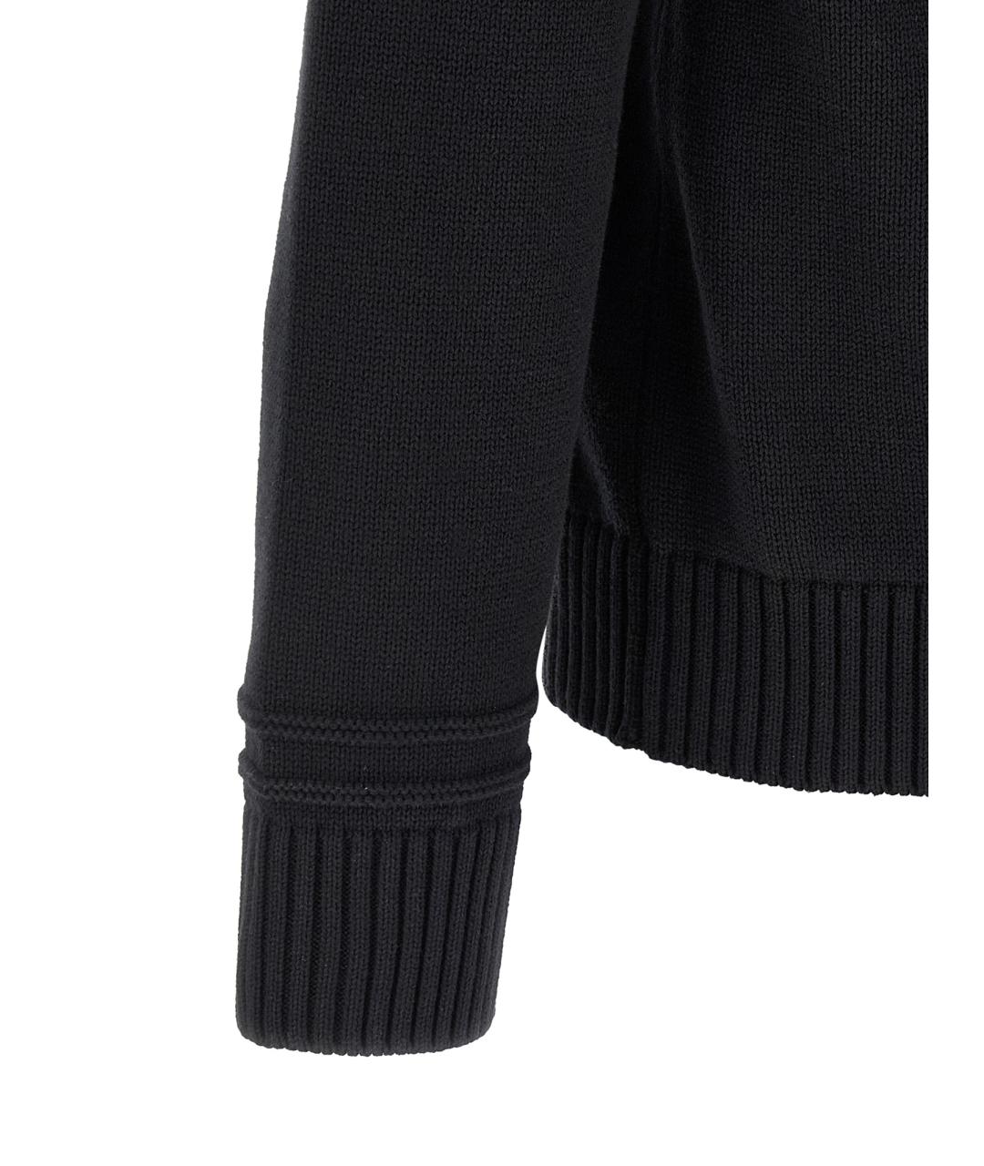 GUCCI Черный хлопковый джемпер / свитер, фото 4