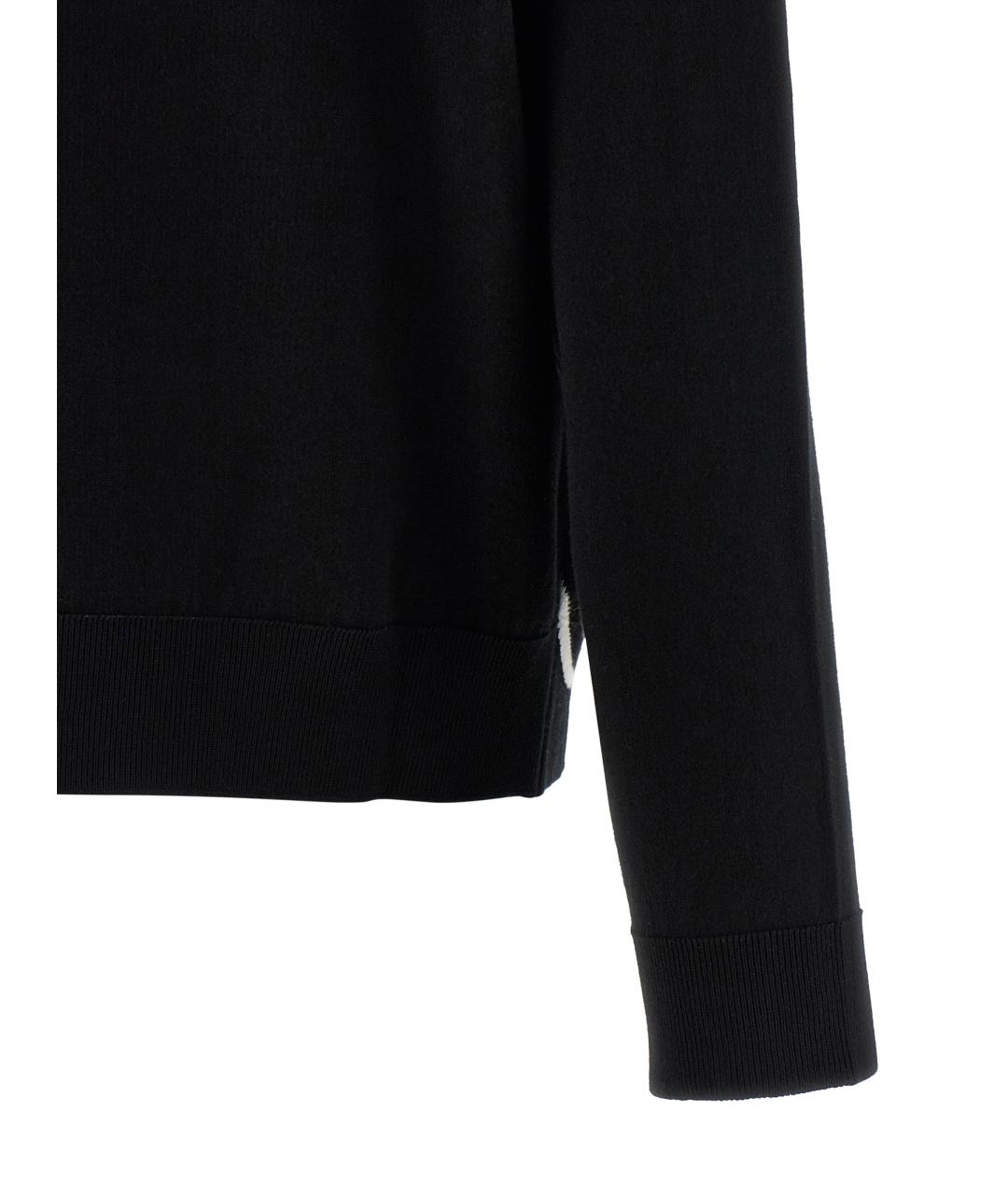 BALENCIAGA Черный хлопковый джемпер / свитер, фото 4