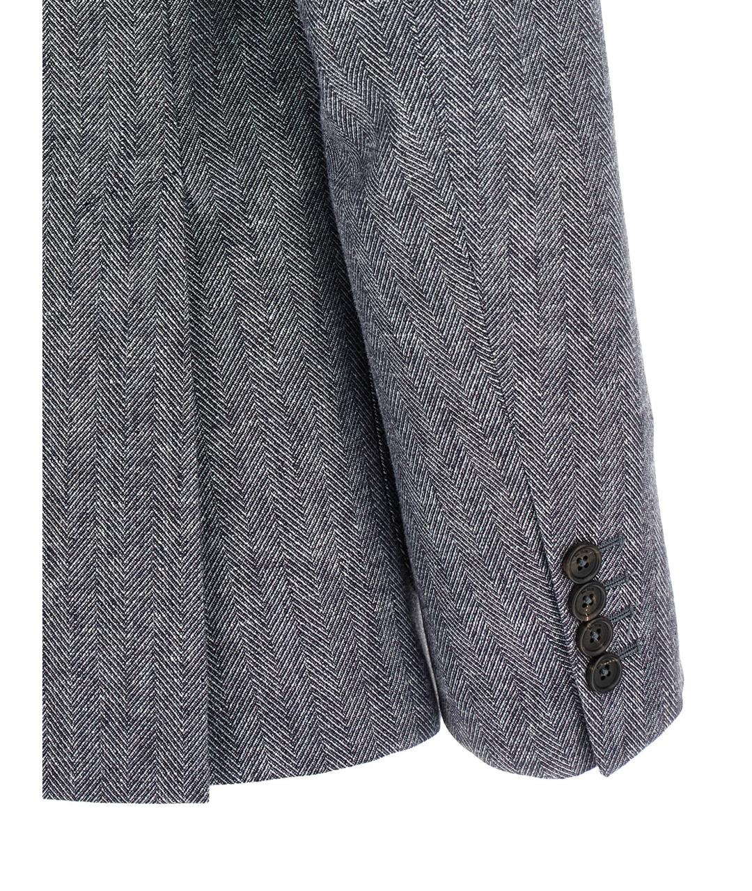 PAL ZILERI Синий льняной пиджак, фото 4