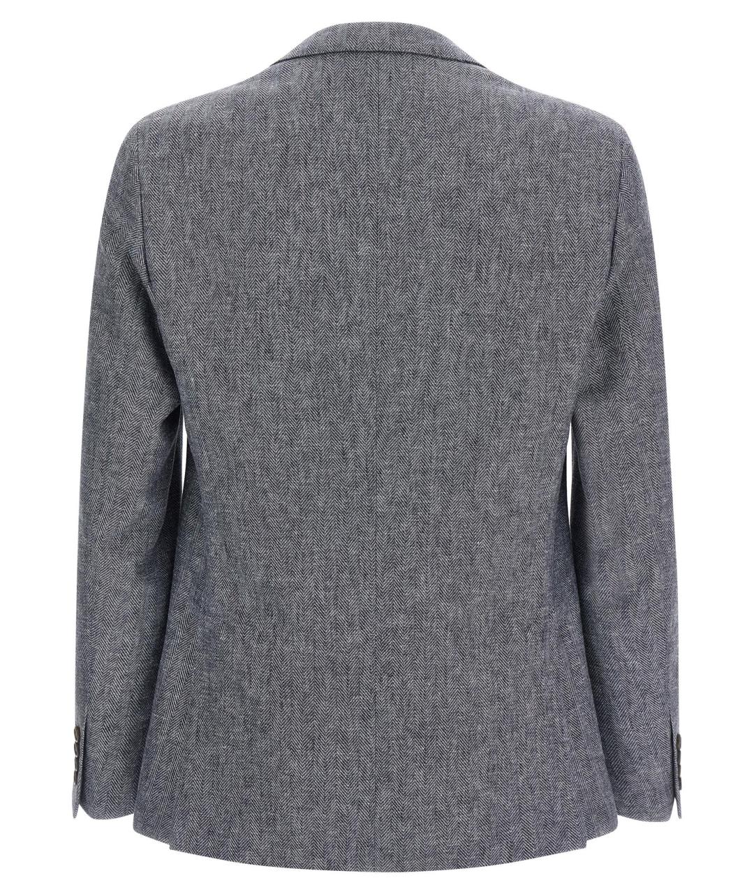 PAL ZILERI Синий льняной пиджак, фото 2