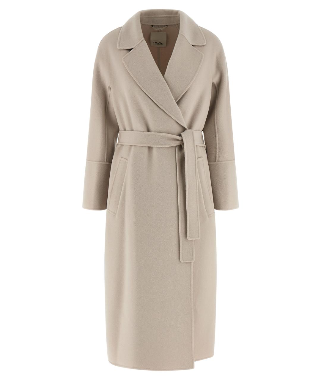 'S MAX MARA Бежевое шерстяное пальто, фото 1
