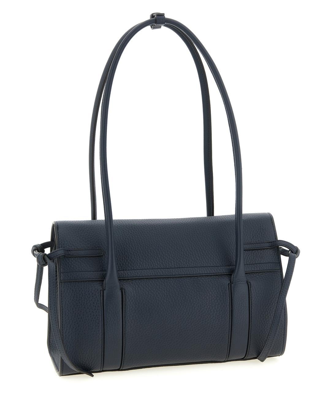 MULBERRY Синяя кожаная сумка через плечо, фото 2