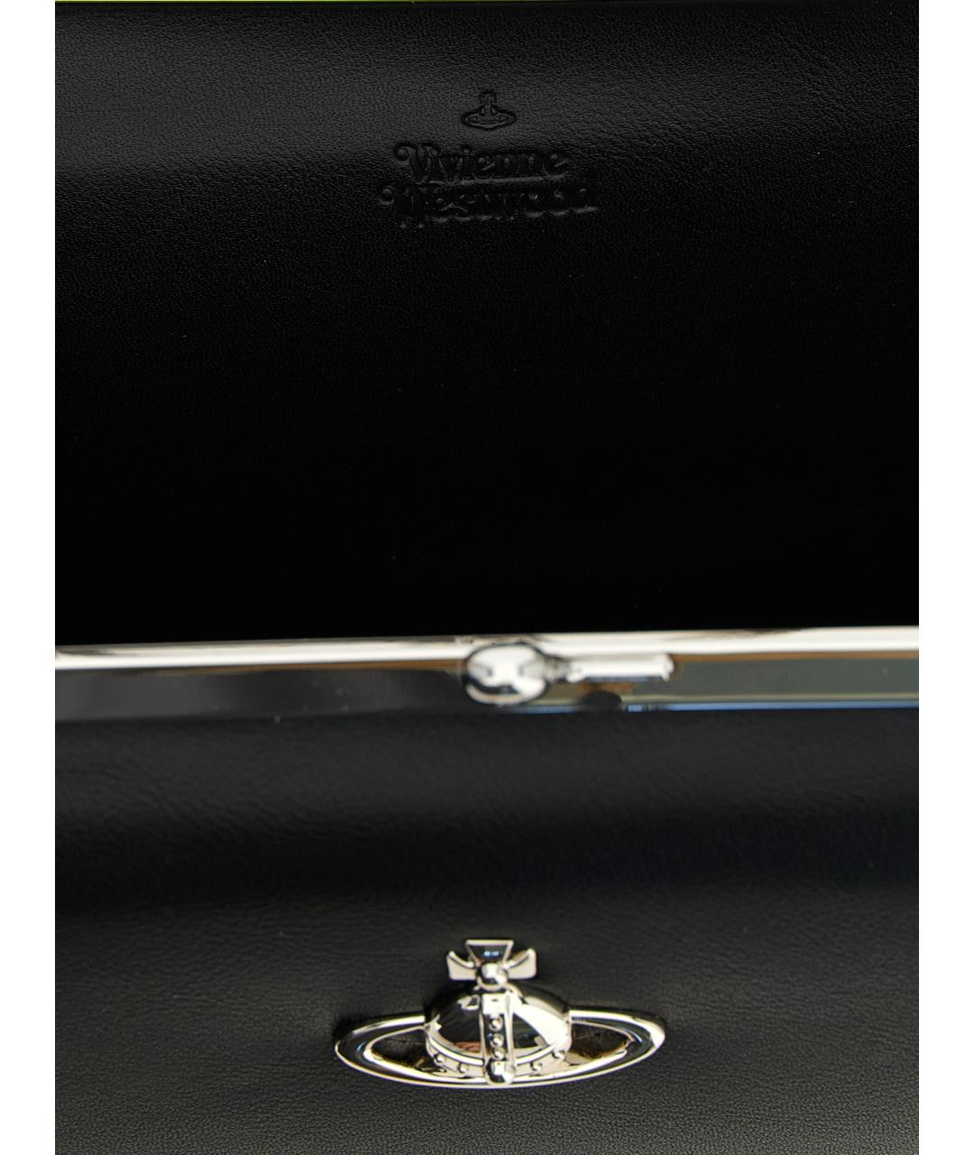 VIVIENNE WESTWOOD Черная сумка через плечо из искусственной кожи, фото 4