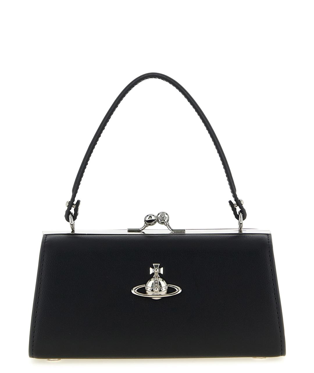 VIVIENNE WESTWOOD Черная сумка через плечо из искусственной кожи, фото 1