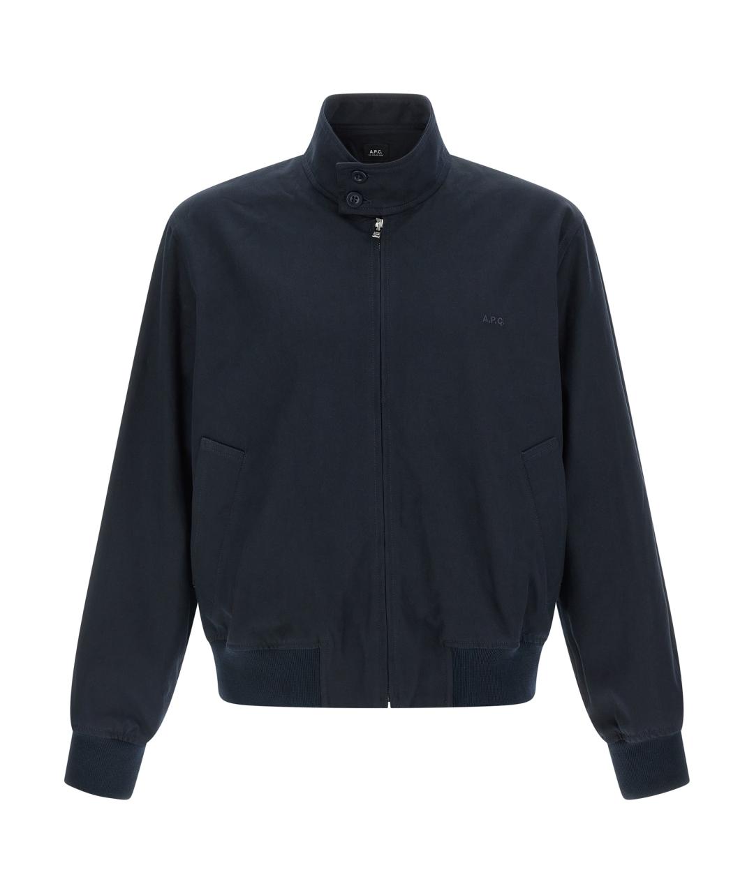 A.P.C. Темно-синяя хлопковая куртка, фото 1