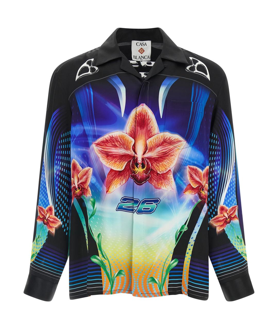 CASABLANCA Мульти шелковая кэжуал рубашка, фото 1