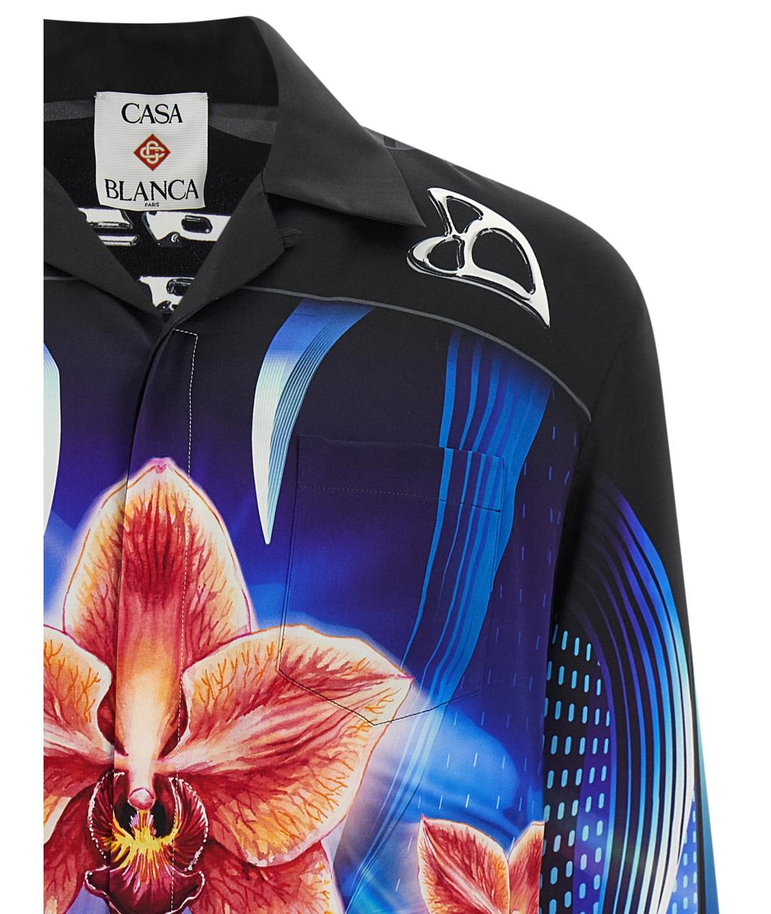 CASABLANCA Мульти шелковая кэжуал рубашка, фото 3