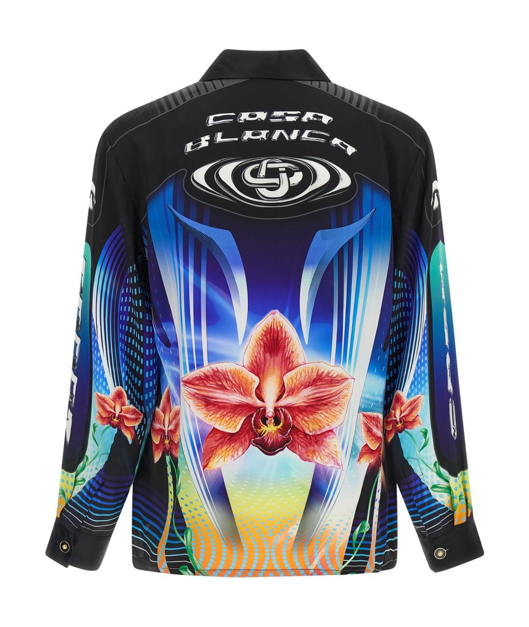 CASABLANCA Мульти шелковая кэжуал рубашка, фото 2