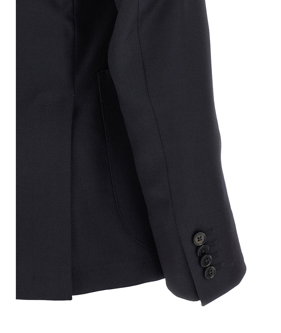 PAL ZILERI Темно-синий шерстяной пиджак, фото 4