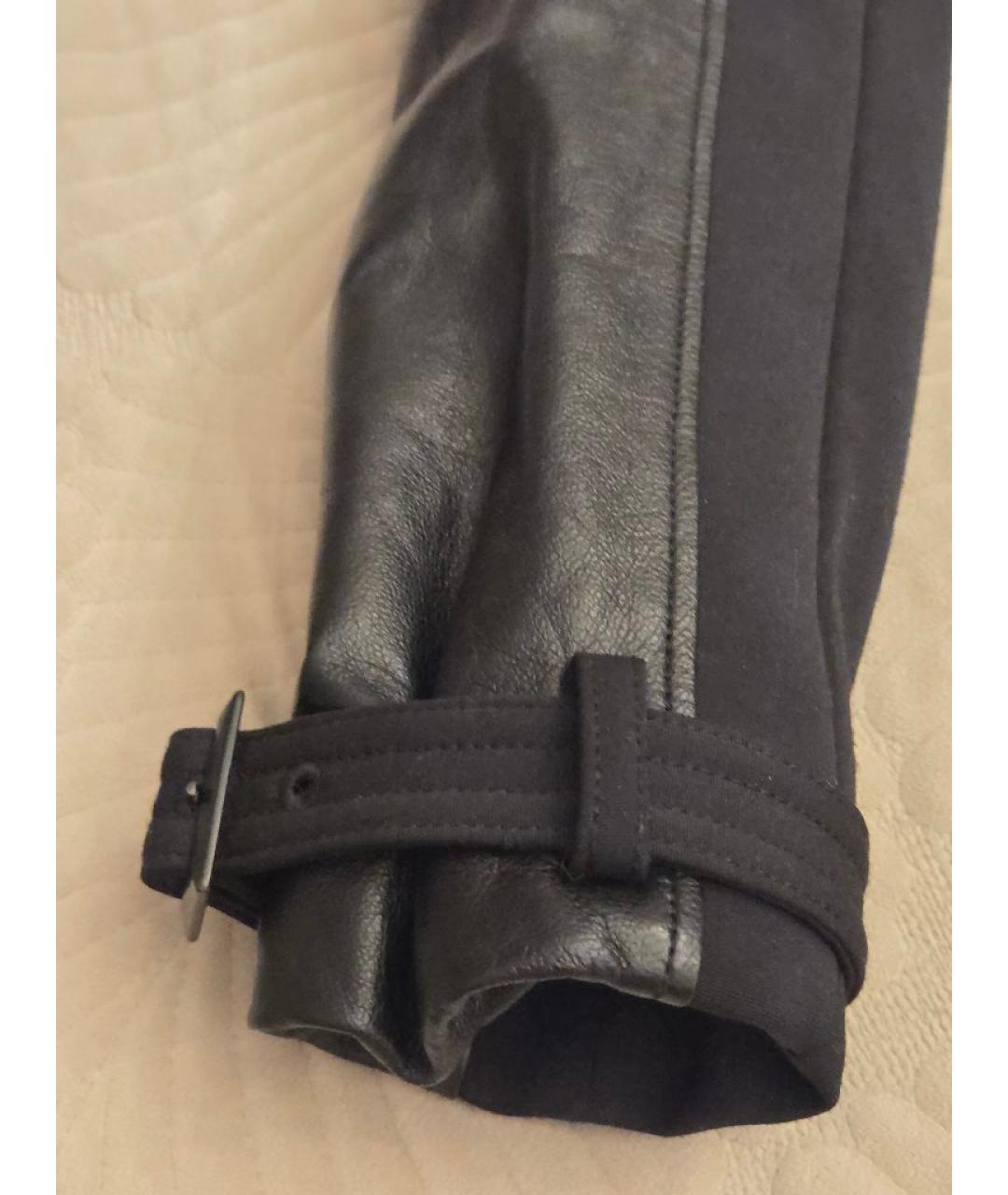 TRUSSARDI Черное вискозное пальто, фото 6