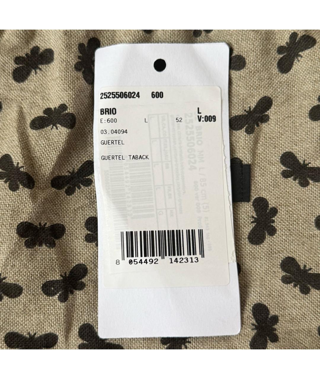 MAX MARA Коричневый кожаный ремень, фото 5