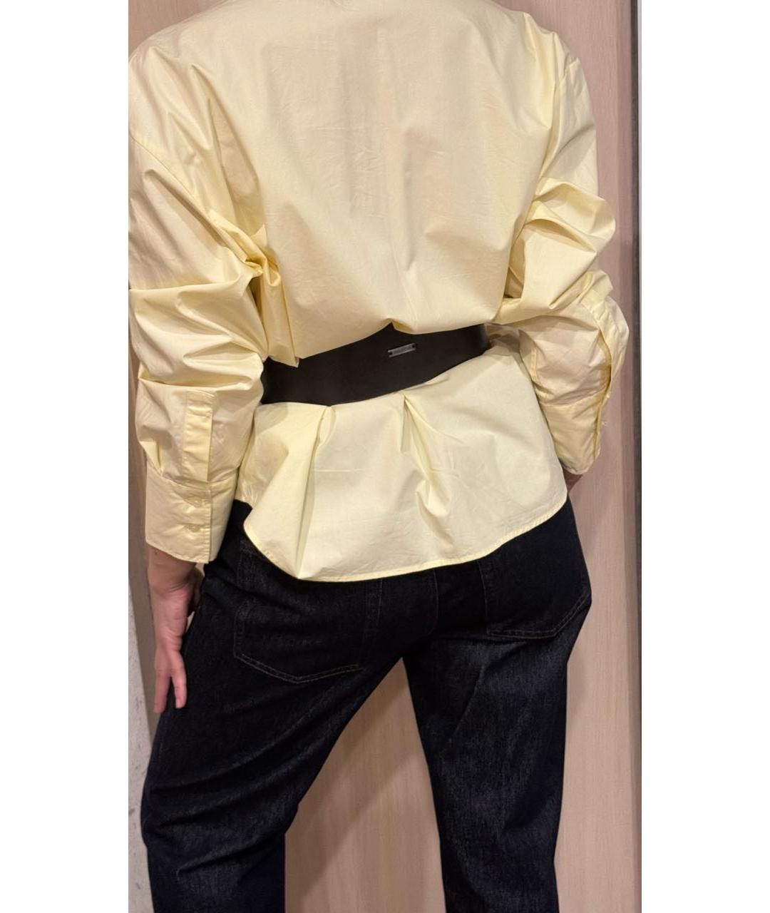 SPORTMAX Коричневый кожаный ремень, фото 6