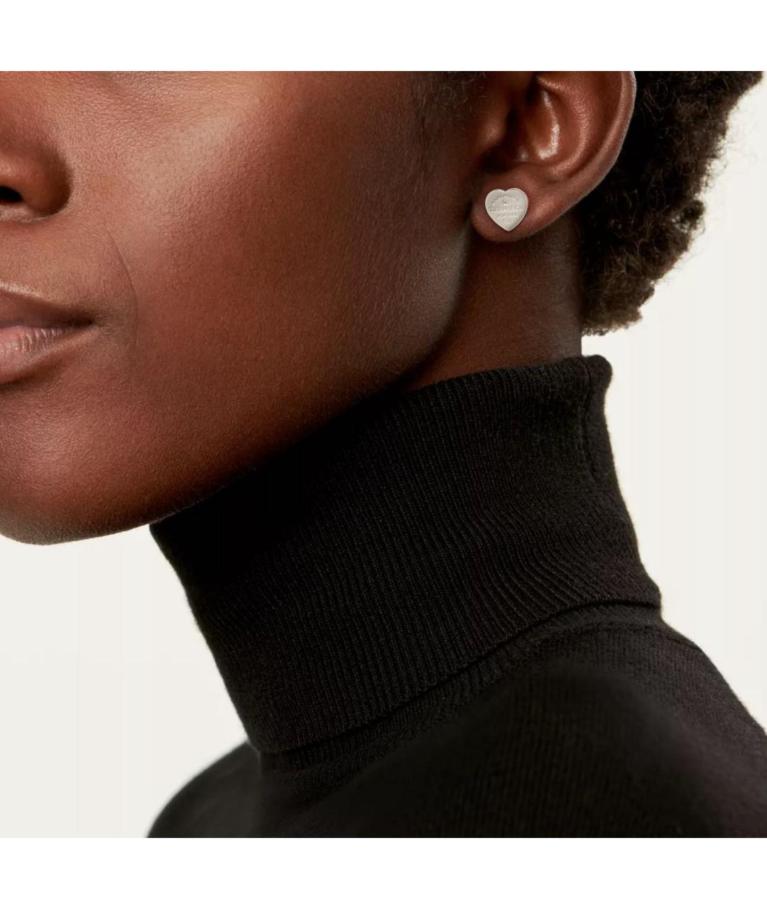 TIFFANY&CO Серебряные серебряные серьги, фото 3