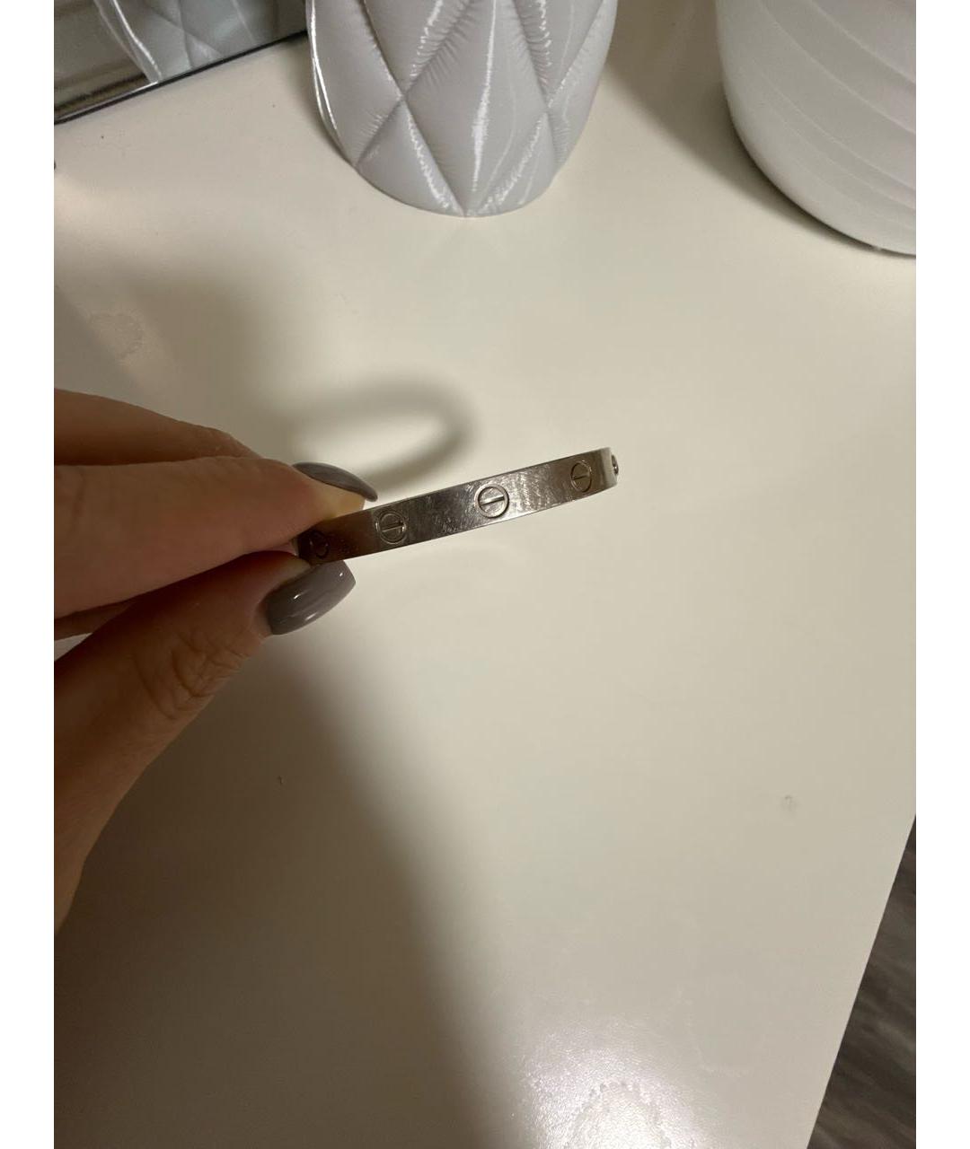 CARTIER Серебрянный браслет из белого золота, фото 6