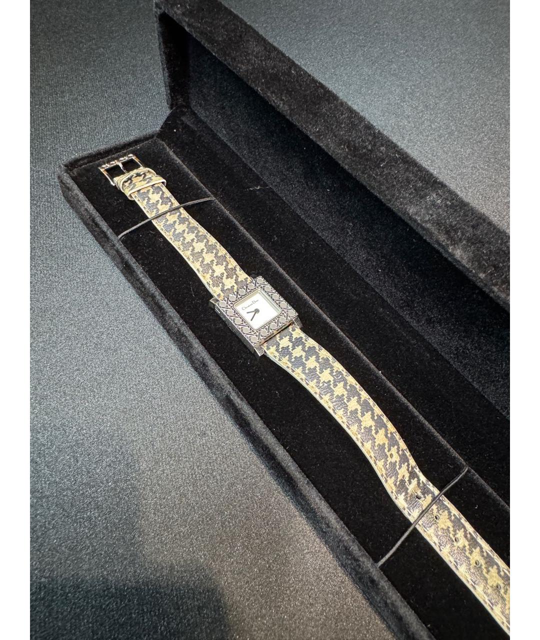 CHRISTIAN DIOR Серебряные металлические часы, фото 2