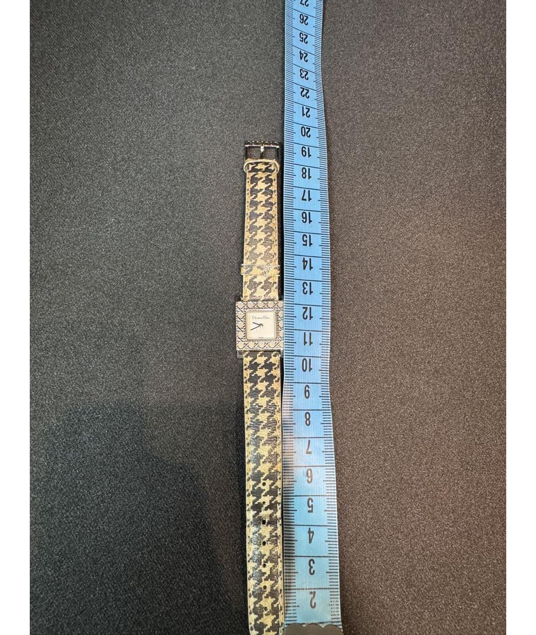 CHRISTIAN DIOR Серебряные металлические часы, фото 6