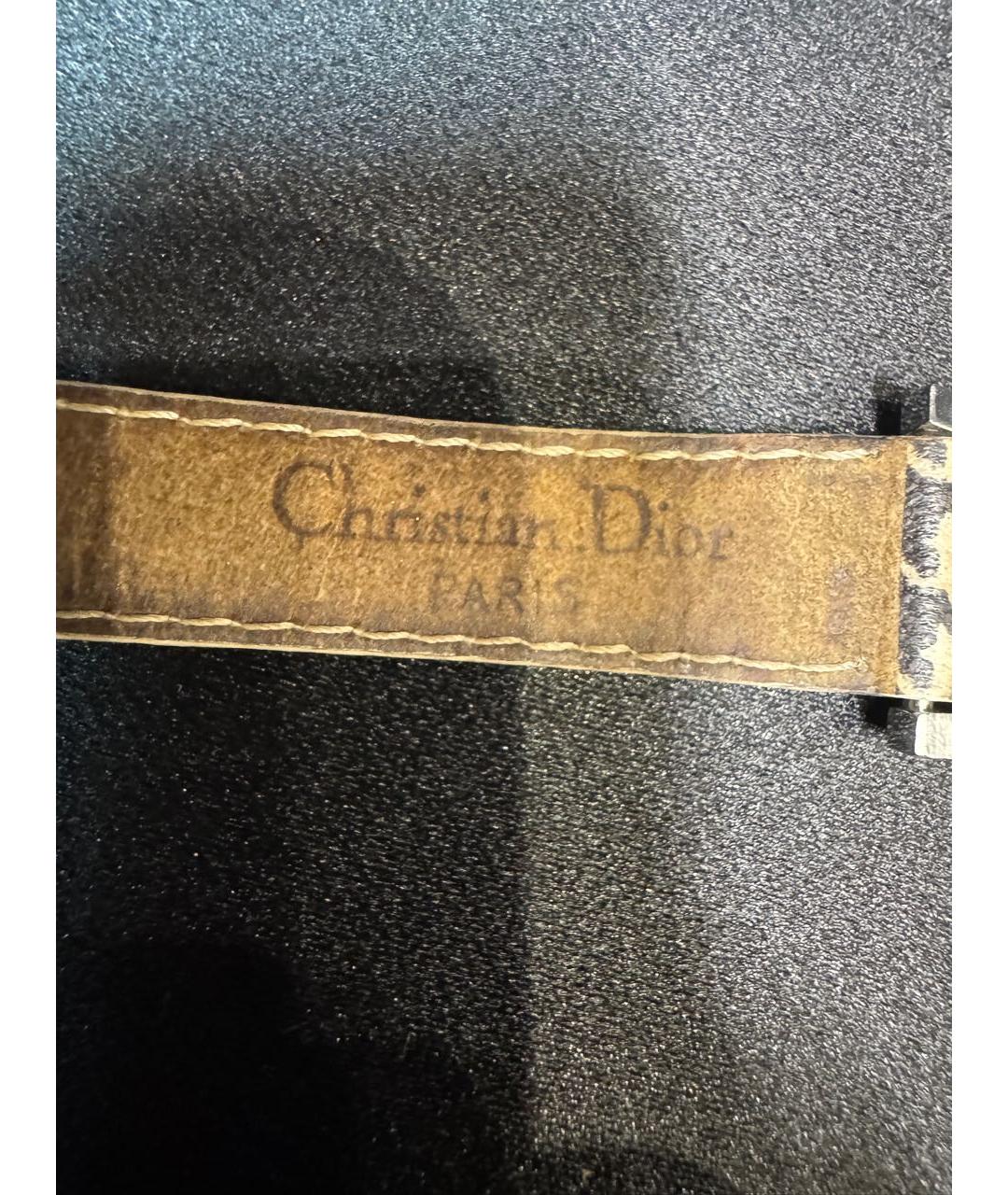 CHRISTIAN DIOR Серебряные металлические часы, фото 4