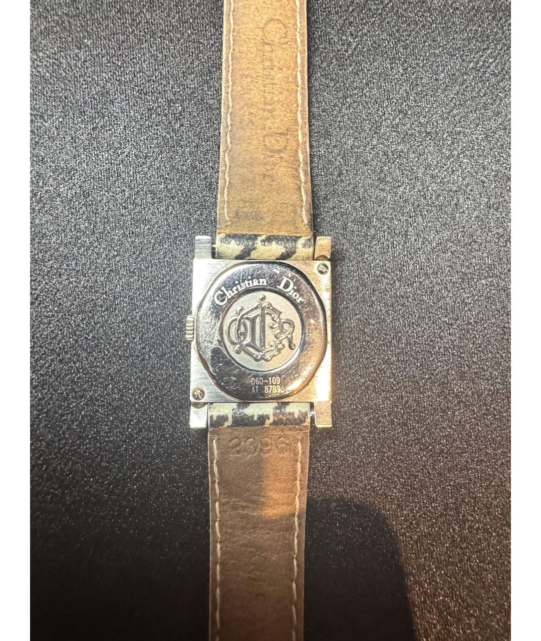 CHRISTIAN DIOR Серебряные металлические часы, фото 3