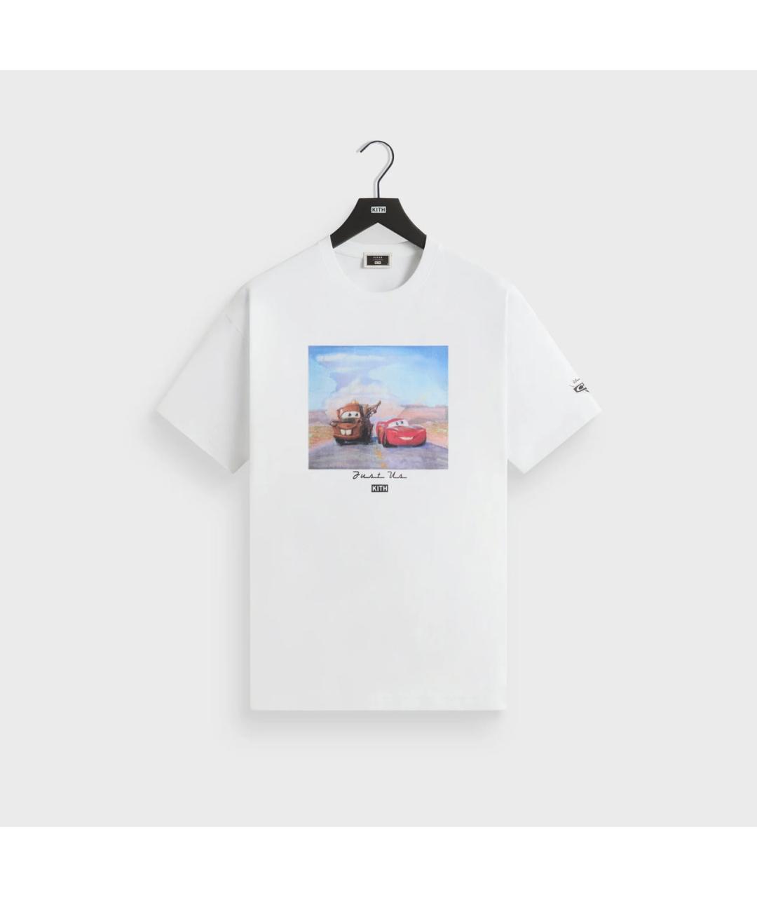 KITH Белая хлопковая футболка, фото 3